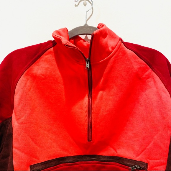 Jordan 23 Engineered Fleece Top Red DM5292-648 Women Size L NWT - Picture 7 of 14
